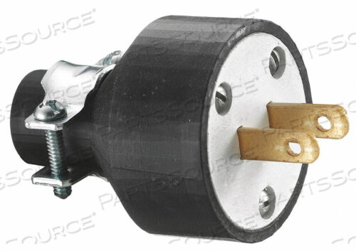 OEM#: RP646BLADE PLUG BLACK NYLON 125VAC 2 POLES от Hubbell Incorporated, Wiring Device-Kellums