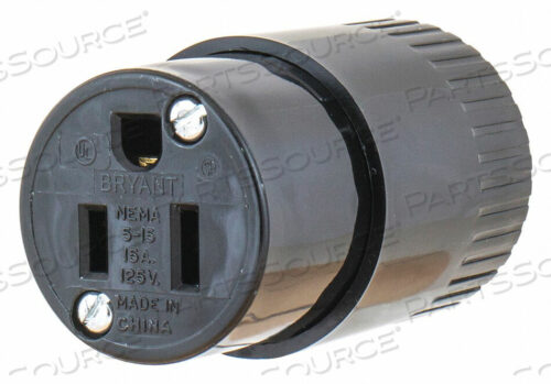 OEM#: 5269BBLADE CONNECTOR BLACK 15A INDUSTRIAL от Hubbell Power Systems