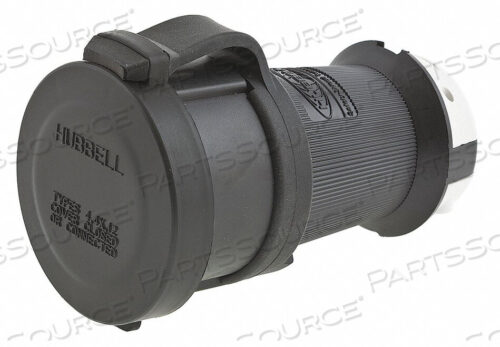 OEM#: HBL2433SWLOCKING, ВОДОНЕПРОНИЦАЕМЫЙ РАЗЪЕМ, 20A, 480V 3 ФАЗЫ, 3P 4W VALOX ЧЕРНЫЙ/БЕЛЫЙ от Hubbell Incorporated, Wiring Device-Kellums