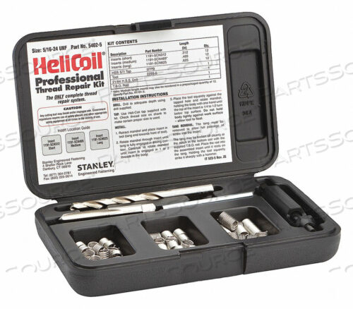 OEM#: 5402-5КОМПЛЕКТ ДЛЯ РЕМОНТА РЕЗЬБЫ 304 SS 5/16-24 36 ШТ. от Heli-Coil