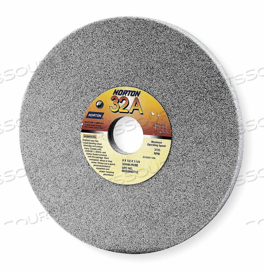 OEM#: 66243529850ШЛИФОВАЛЬНЫЙ КРУГ T1 4X1/2X3/4 AO 80G PK5 от Norton | Saint-Gobain Abrasives
