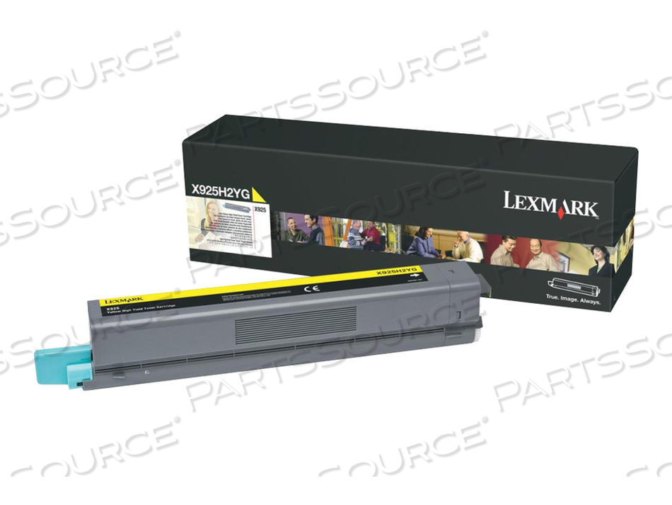 OEM#: X925H2YGTONER CARTRIDGE YELLOW от Lexmark