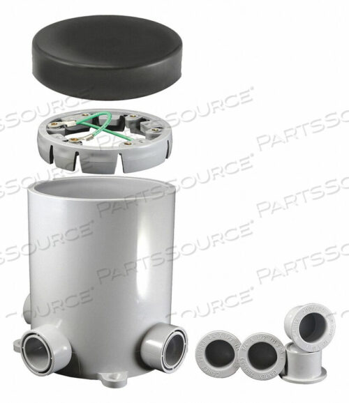 OEM#: 5133760 Основание напольного ящика из ПВХ, круглое, 90,0 куб. дюймов от Cantex