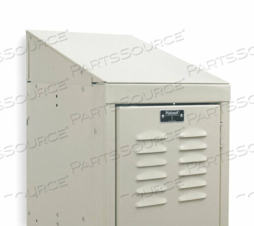 OEM#: KISE18PTSTEEL LOCKER ACCESSORY - SLOPE TOP END CLOSUR 18D X 6H - TAN от Hallowell