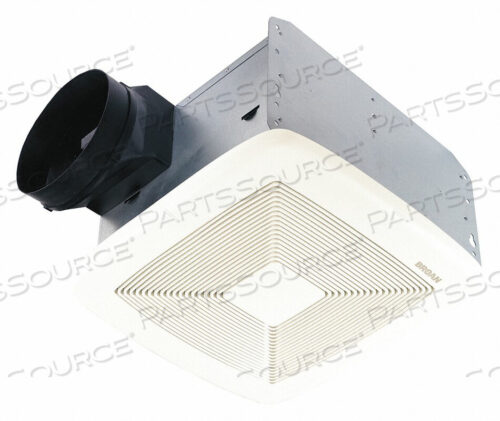 OEM#: QTXE110ВЕНТИЛЯТОР ДЛЯ ВАННОЙ, 110 КУБ. ФОН., 1,1 СОН, ПОЛИМЕРНАЯ РЕШЕТКА, 6 ДЮЙМОВ. КРУГЛЫЙ ВОЗДУХОВОД, ПРЯМОУГОЛЬНЫЙ КОРПУС/РЕШЕТКА от Broan
