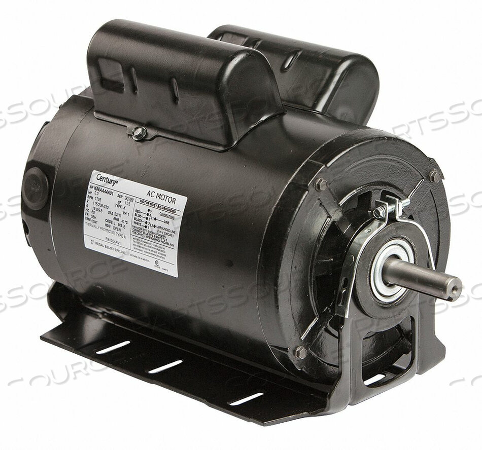OEM#: RB1204AV1MOTOR CAP ST 2 HP 1725 115/208-230V 56H от Regal Beloit America, Inc. (Century Electric Motors)