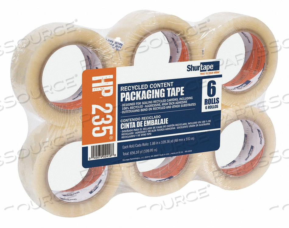 OEM#: HP 235 УПАКОВОЧНАЯ ЛЕНТА 100M Д X 48MM Ш ПРОЗРАЧНАЯ PK6 от Shurtape