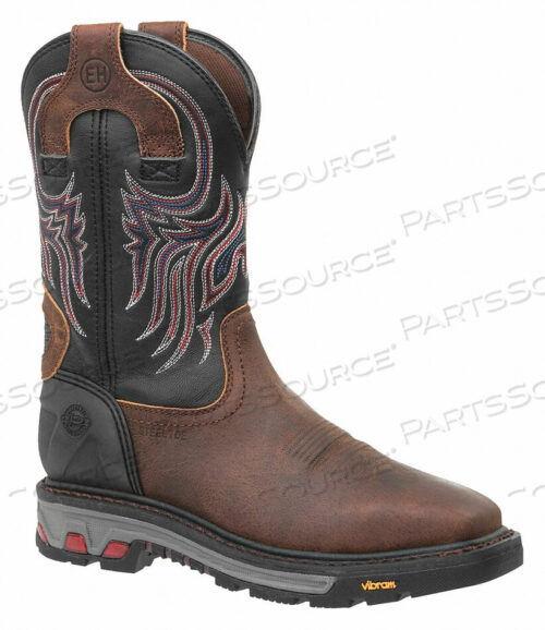 OEM#: WK2104- 110 DWESTERN BOOT 11 D BROWN STEEL PR by Justin Brands
