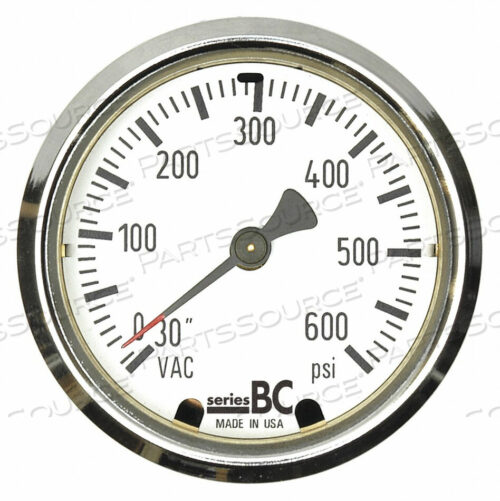 OEM#: BC-LFP-63-CМАНОМЕТР 0 ДО 600 PSI 2.5 ШКАЛА SZ от Thuemling Instrument Group