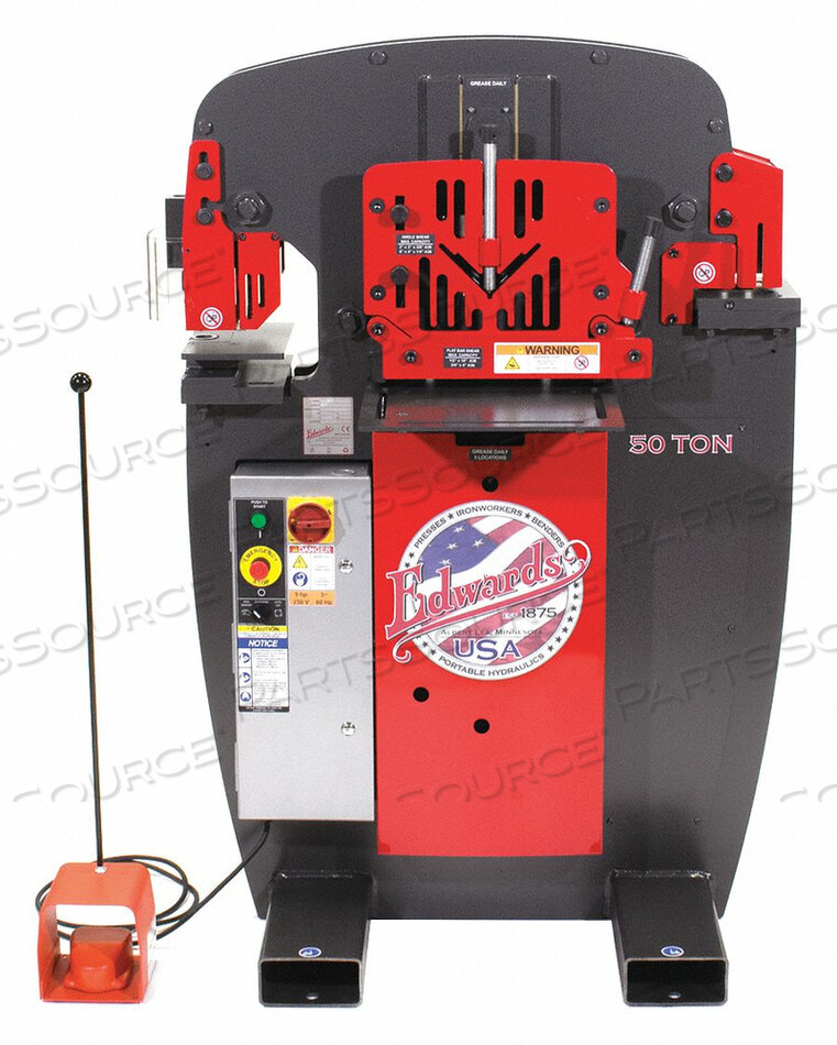 OEM#: IW50-1P230-AC50050 TON IRONWORKER - 1 ФАЗА, 230 В С ГИДРАВЛИЧЕСКИМ КОМПЛЕКТОМ ОТ Edwards Signaling