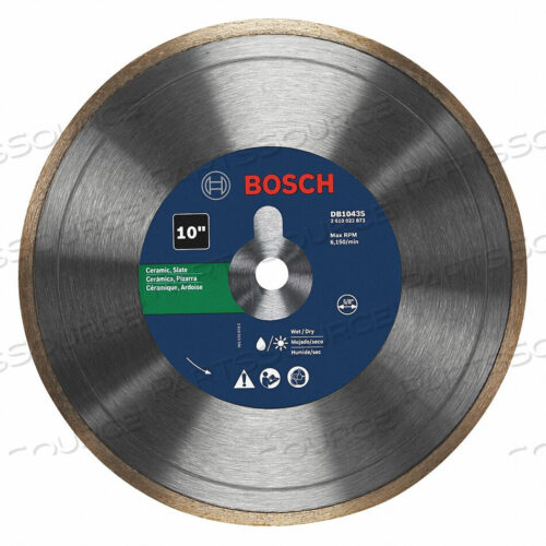 OEM#: DB1043SDIAMOND SAW BLADE BLADE DIA 10 IN. by Bosch Tools