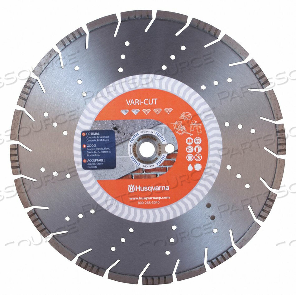 OEM#: VARI-CUT 4.5DIAMOND SAW BLADE ДИАМЕТР ДИСКА 4-1/2 ДЮЙМА от Husqvarna
