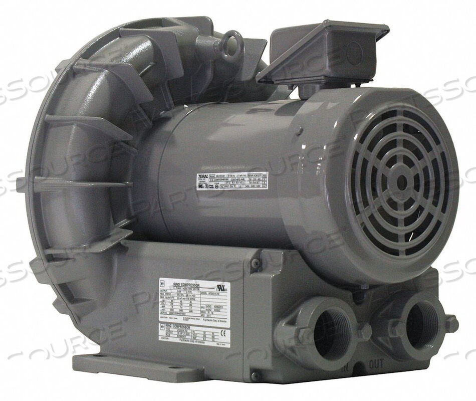 OEM#: VFZ501A-7WРЕГЕНЕРАТИВНЫЙ ВОЗДУХОДУВКА 2 11/16 л.с. 83 дюйма водяного столба от Fuji Electric