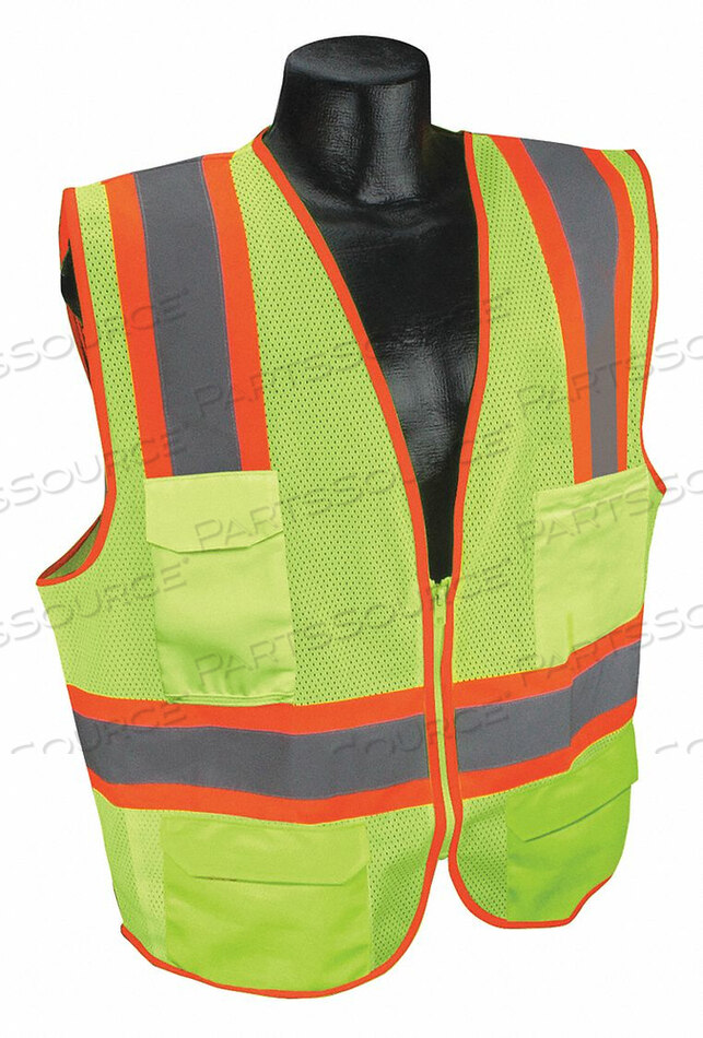 OEM#: 53YM38J6027 HIGH VISIBILITY VEST YELLOW/GREEN 4XL by Condor