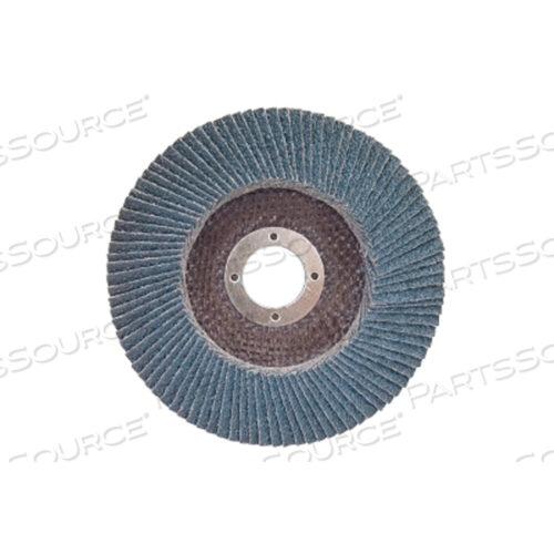 OEM#: 63642503531 ЛЕПЕСТКОВЫЕ ДИСКИ R822, 4 1/2 ДЮЙМА, ЗЕРНИСТОСТЬ 40, ОПРАВКА 7/8 ДЮЙМА, 13 000 ОБ/МИН от Norton | Saint-Gobain Abrasives