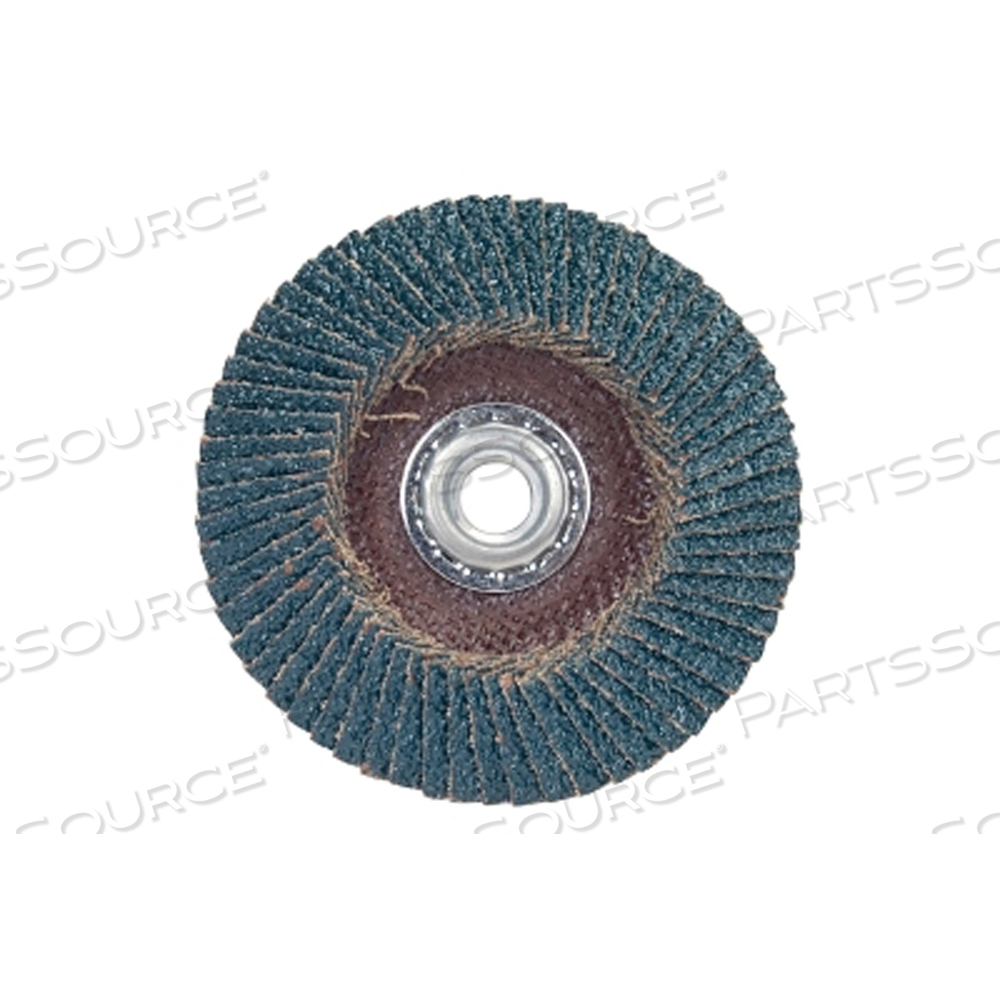 OEM#: 66261121290 ЛЕПЕСТКОВЫЕ ДИСКИ R822, 4 1/2 ДЮЙМА, ЗЕРНИСТОСТЬ 36, ОПРАВКА 5/8 ДЮЙМА, 13 000 ОБ/МИН от Norton | Saint-Gobain Abrasives