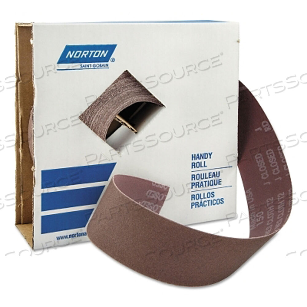OEM#: 66261126297METALITE CLOTH ROLL 2W X 50 YDS. ALUMINUM OXIDE P120 GRIT by Norton | Saint-Gobain Abrasives