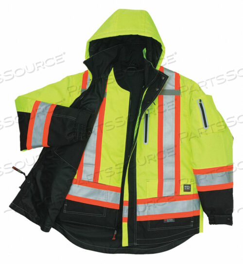 OEM#: S18711HI-VIS PARKA FLO GREEN L SIZE от Tough Duck