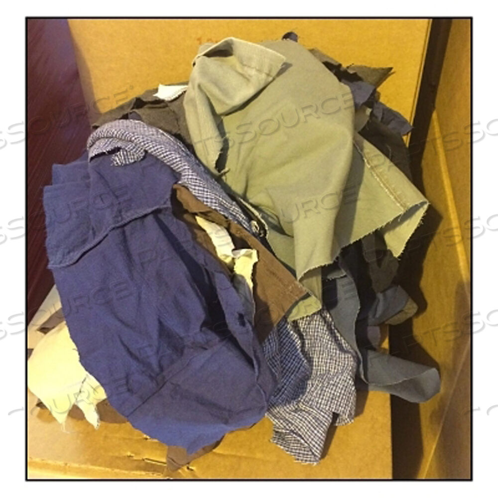 OEM#: 10725 ХЛОПКОВЫЕ И ТРИКОТАЖНЫЕ ТРЯПКИ, РАЗНЫЕ ЦВЕТА, 25 ФУНТОВ от Sooner Wiping Rags