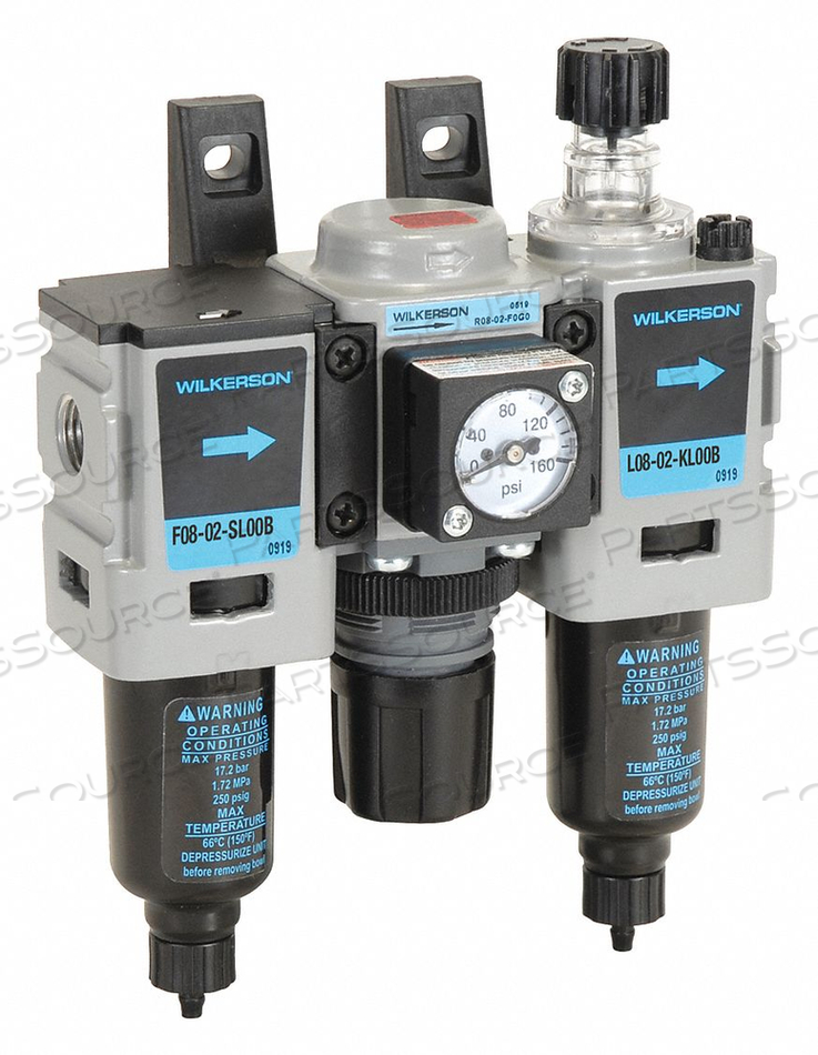 OEM#: C08-02-FLG0BФИЛЬТР/РЕГУЛЯТОР/СМАЗОЧНОЕ УСТРОЙСТВО 3 ШТ. от Wilkerson