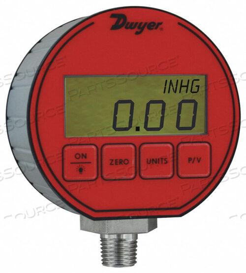 OEM#: DPG-000ЦИФРОВОЙ ВАКУУММЕТР 3 РАЗМЕРА ЦИФЕРБЛАТА КРАСНЫЙ от Dwyer Instruments