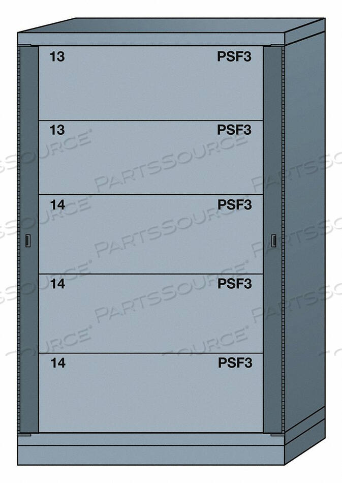 OEM#: DDN6836300WPNIШАССИ LOCKER 59-1/4 ОБЩАЯ ВЫСОТА СЕРЫЙ от Lyon