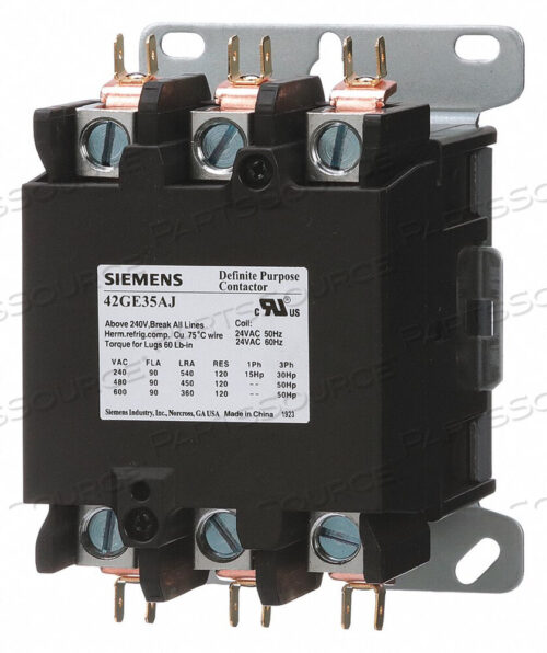 OEM#: 42GE35AFКОНТАКТОР ОПРЕДЕЛЕННОГО НАЗНАЧЕНИЯ 3-ПОЛЮСНЫЙ 90A от Siemens