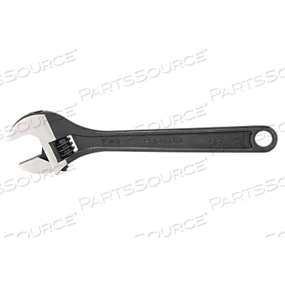 OEM#: 712SBPROTOBLACK ADJUSTABLE WRENCH, 12 IN L, 1-1/2 IN OPENING, BLACK OXIDE by Proto