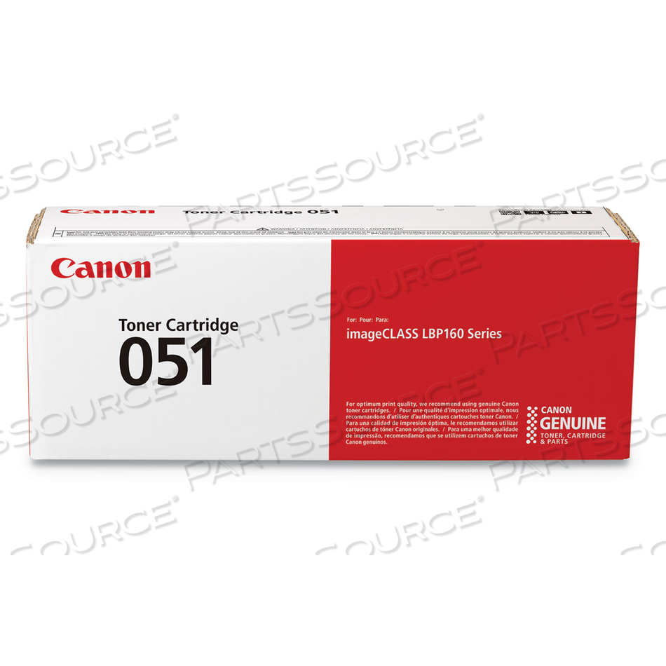 Заменяет Canon (бытовая электроника) 2168C001ТОНЕР-КАРТРИДЖ, ЗАМЕНА ДЛЯ CANON CRG-051BK, IMAGECLASS LBP162DW, IMAGECLASS MF264DW, IMAGECLASS MF26DW7, IMAGECLASS MF269DW