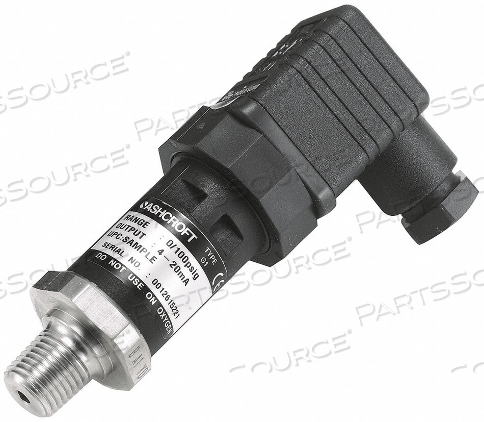 OEM#: G17M0242DO200#D3845 ПРЕОБРАЗОВАТЕЛЬ ДАВЛЕНИЯ ДИАПАЗОН ОТ 0 ДО 200 PSI от Ashcroft Inc.