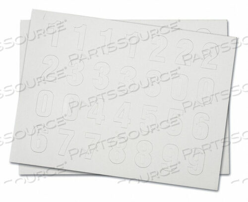 OEM#: 57624НАБОР МАГНИТНЫХ НОМЕРОВ 0 THRU 9 PK112 от Brady Americas