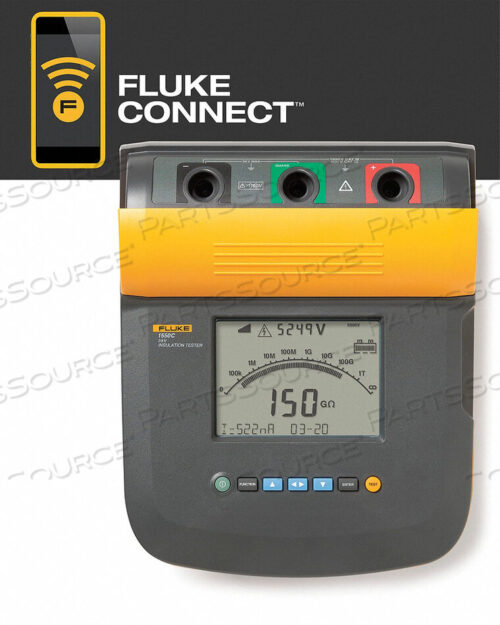 OEM#: FLUKE-1550C1550C ТЕСТЕР СОПРОТИВЛЕНИЯ ИЗОЛЯЦИИ 5 КВ, С ХРАНЕНИЕМ ИЗМЕРЕНИЙ И ИНТЕРФЕЙСОМ ДЛЯ ПК от Fluke Networks