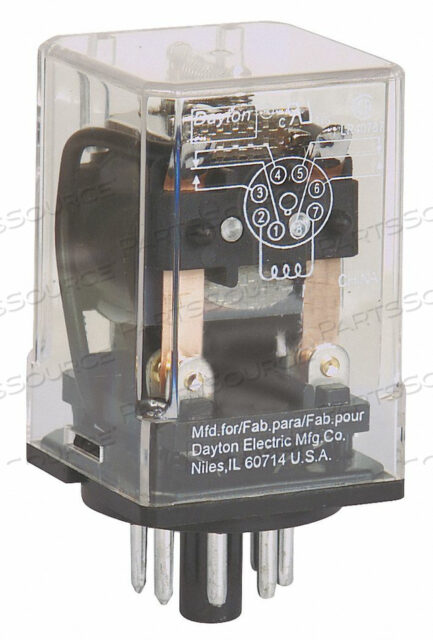 OEM#: 5YP75H7955 РЕЛЕ ГЕНЕРАТОРА 8-КОНТАКТНОЕ ВОСЬМИСТНОЕ 48 В ПОСТОЯННОГО ТОКА от DAYTON ELECTRIC MANUFACTURING CO