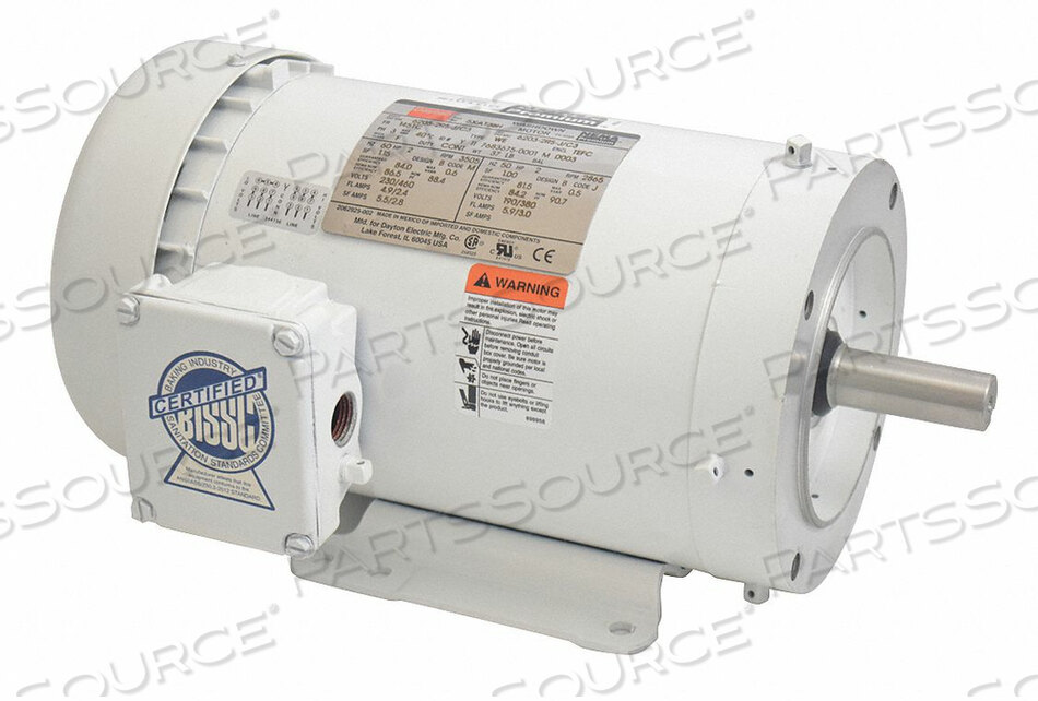 OEM#: 5XAT3BGМОТОР 2 HP 3505 145TC 230/460V от DAYTON ELECTRIC MANUFACTURING CO