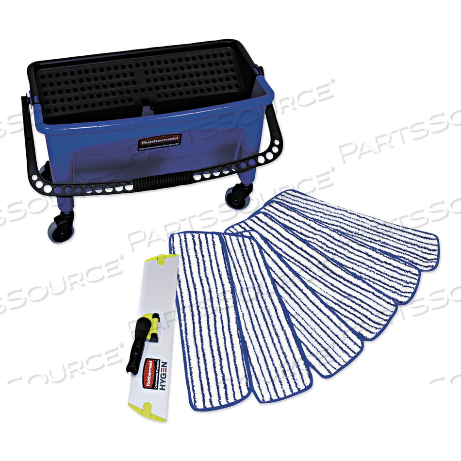 OEM#: FGQ050000000МИКРОФИБРОВАЯ СИСТЕМА ДЛЯ ОТДЕЛКИ ПОЛА, 3 ГАЛЛОНА, СИНИЙ/ЧЕРНЫЙ/БЕЛЫЙ от Rubbermaid Medical Division