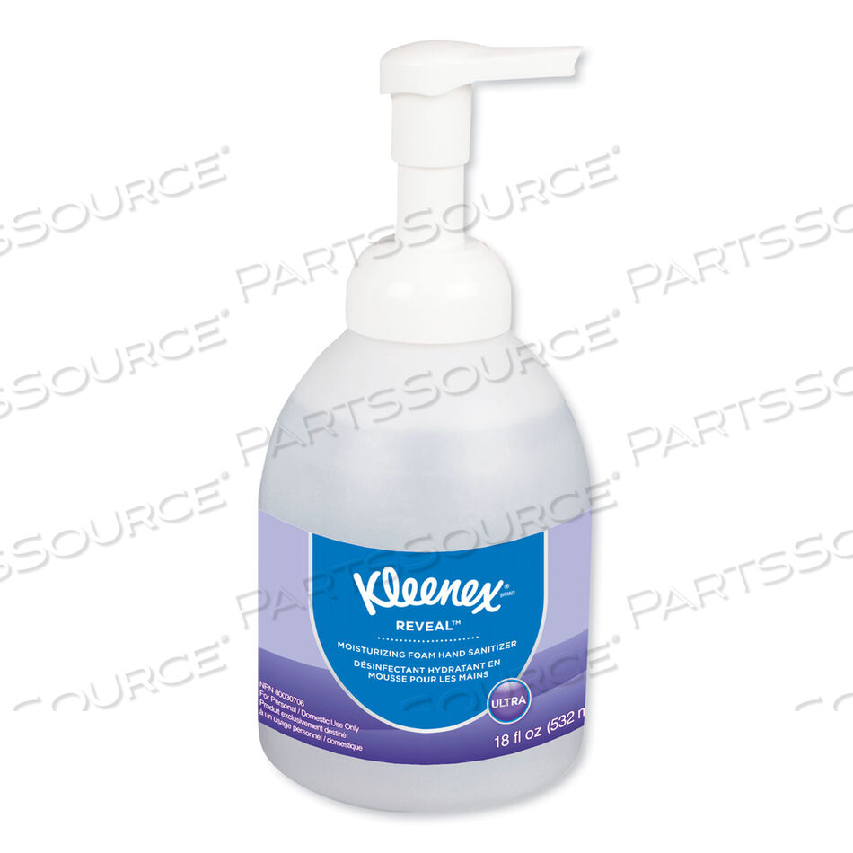 OEM#: 45826REVEAL ULTRA MOISTURIZING FOAM HAND SANITIZER, БУТЫЛКА 18 УНЦИЙ, БЕЗ ОТДЫХА, 4 ШТ./КОРОБКА от Kleenex