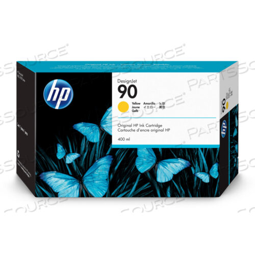 HP 90, (C5065A) ЖЕЛТЫЙ ОРИГИНАЛЬНЫЙ ЧЕРНИЛЬНЫЙ КАРТРИДЖ