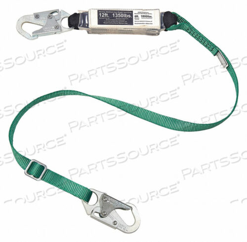 OEM#: 10211485ШНУР АМОРТИЗАТОРНЫЙ ОДНОНОЖЕВЫЙ 12 ФУТОВ от MSA Safety Sales, LLC