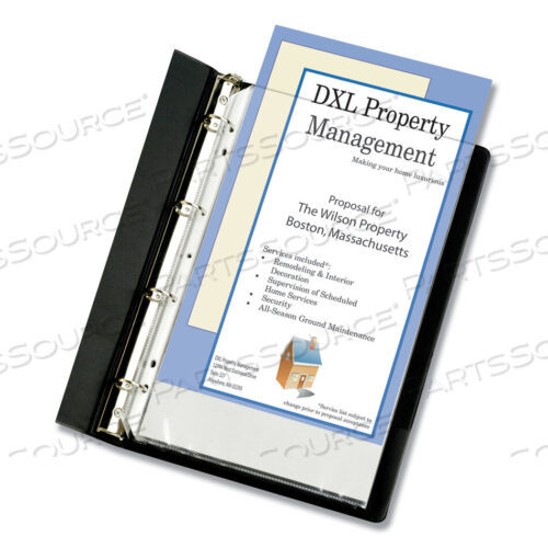 OEM#: 62047HEAVYWEIGHT POLY SHEET PROTECTORS, CLEAR, 2, 14 X 8.5, 50/BOX by C-Line