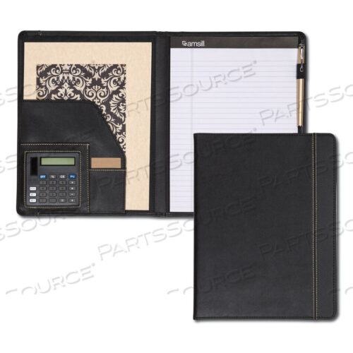 OEM#: 71220SLIMLINE PADFOLIO, ОТДЕЛКА ПОД КОЖУ/ИСКУССТВЕННУЮ РЕПТИЛИЮ, БЛОКНОТ ДЛЯ ПИСЬМА, ЧЕРНЫЙ от Samsill