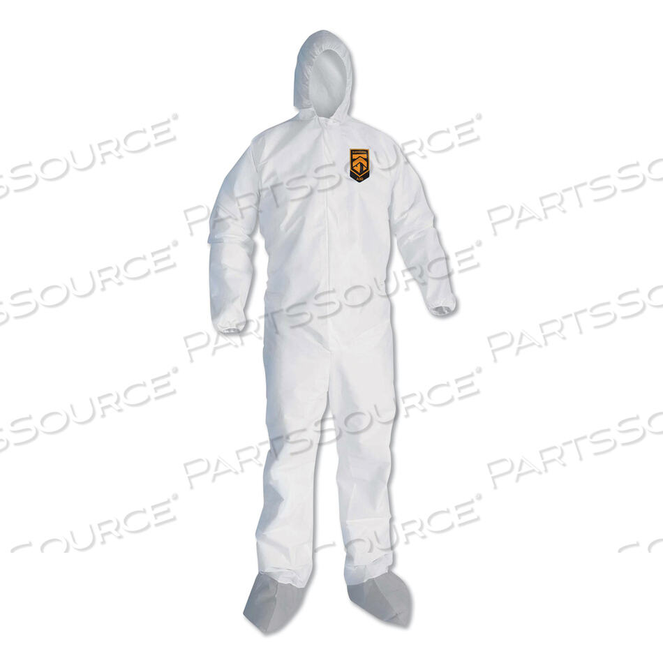 OEM#: 48975A45 КОМБИНЕЗОНЫ ДЛЯ ЗАЩИТЫ ПОВЕРХНОСТИ ОТ ЖИДКОСТЕЙ/ЧАСТИЦ/ПОКРАСКИ, 2X-БОЛЬШИЕ, БЕЛЫЕ, 25 ШТ./КОРОБКА от KleenGuard