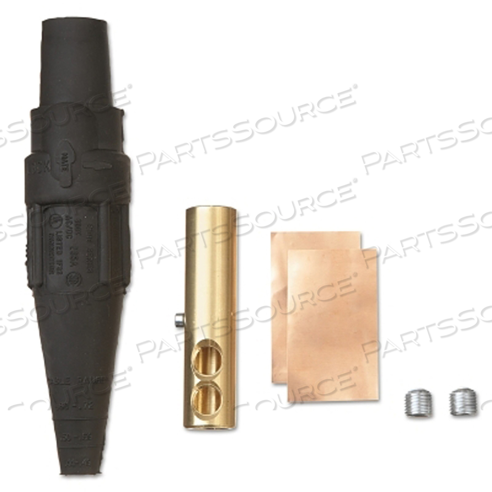 OEM#: E10168375J СЕРИЯ E1016 ВИЛКА, CAM-LOK ОДНОПОЛЮСНАЯ, ДВУХВАЛЕВАЯ ВИНТОВАЯ КОНТАКТНАЯ РАЗЪЕМНАЯ ОТВЕРСТИЕ от Crouse Hinds