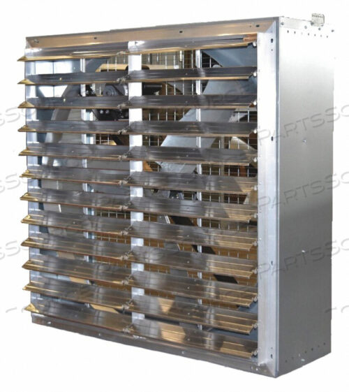 OEM#: 48X750S-N48 ВЕНТИЛЯТОР С РЕМЕННЫМ ПРИВОДОМ, 1 л.с., 1 фаза, 19210 куб. футов в минуту, с заслонкой от Hessaire