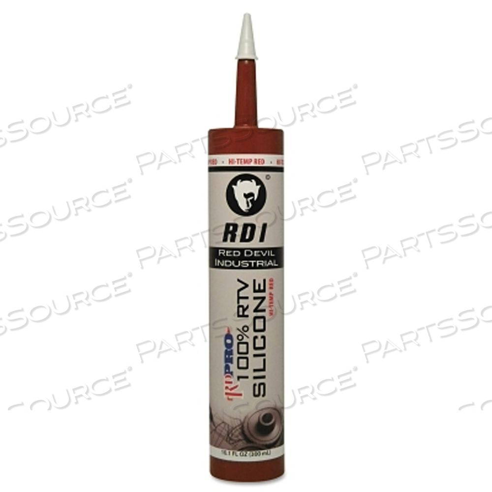 OEM#: 0809OIRD PRO ТЕРМОСТОЙКИЙ ГЕРМЕТИК RTV, КАРТРИДЖ 10,1 УНЦИЙ, КРАСНЫЙ от Red Devil
