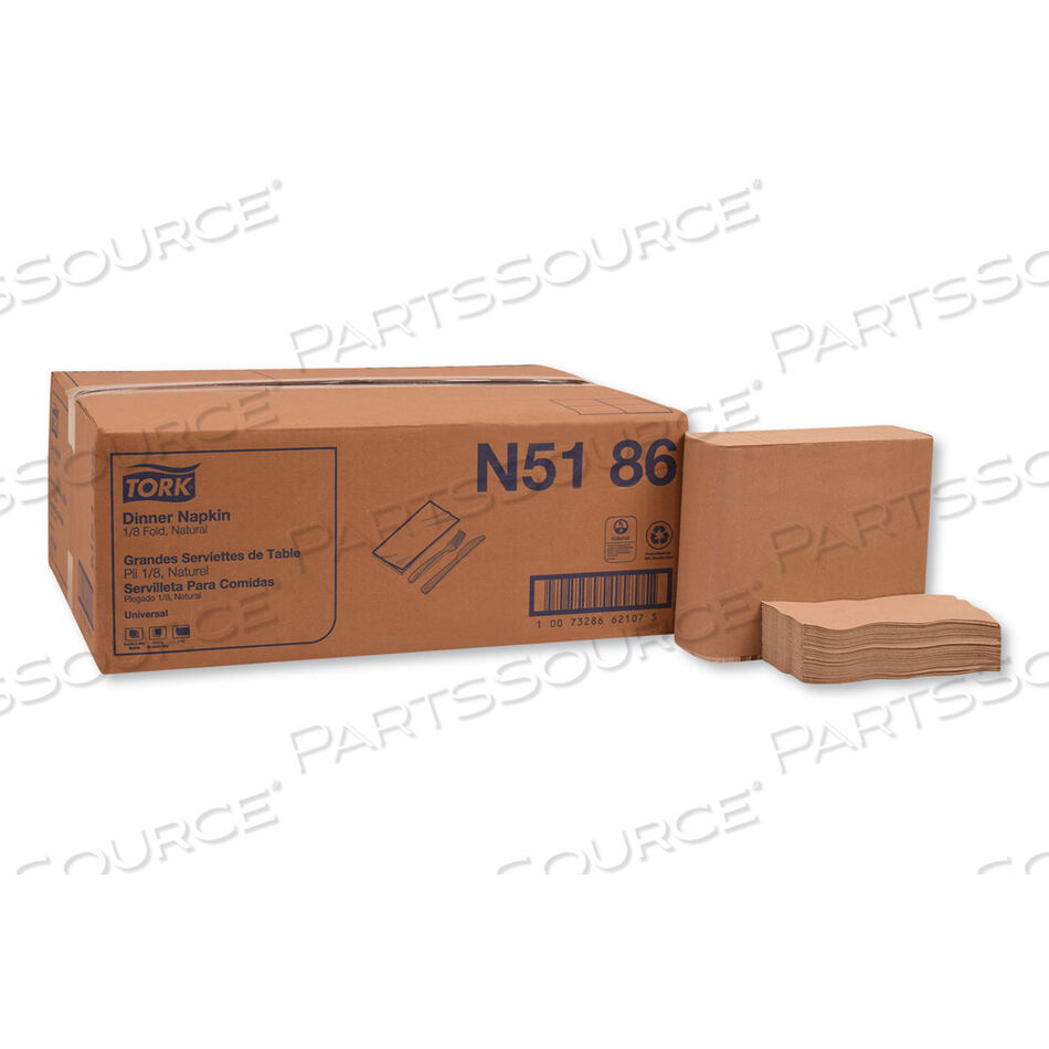 OEM#: N5186УНИВЕРСАЛЬНЫЕ ОДНОСЛОЙНЫЕ САЛФЕТКИ ДЛЯ ОБЕДА, 1-СЛОЙНЫЕ, 15 X 17, НАТУРАЛЬНЫЕ, 250 шт./УПАК, 12 шт./КОРОБКА от Tork