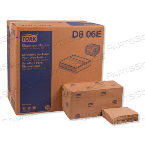 OEM#: D806EADVANCED MASTERFOLD ДИСПЕНСЕР САЛФЕТКИ, 1-СЛОЙНЫЕ, 12 X 17, НАТУРАЛЬНЫЕ, 500 шт./уп., 12 шт./кор. от Tork