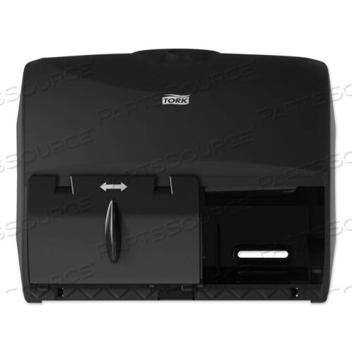 OEM#: 565728ДВУХСТОРОННИЙ ДИСПЕНСЕР ДЛЯ РУЛОНОВ БАННЫХ САЛФЕТОК ДЛЯ OPTICORE, 11,06 X 7,18 X 8,81, ЧЕРНЫЙ от Tork