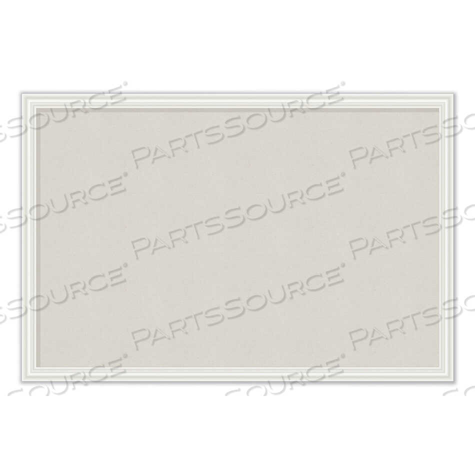 OEM#: 2074U00-01ЛЬНЯНАЯ ДОСКА ДЛЯ ОБЪЯВЛЕНИЙ С ДЕКОРАТИВНОЙ РАМОЙ, 30 X 20, НАТУРАЛЬНАЯ ПОВЕРХНОСТЬ/БЕЛАЯ РАМА от U Brands