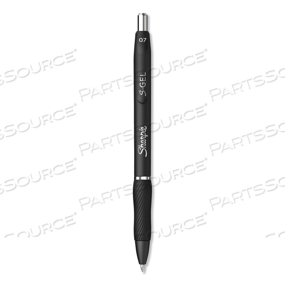 OEM#: 2096159S-GEL ВЫСОКОПРОИЗВОДИТЕЛЬНАЯ ГЕЛЕВАЯ РУЧКА, ВЫДВИЖНАЯ, СРЕДНЯЯ 0,7 ММ, ЧЕРНЫЕ ЧЕРНИЛА, ЧЕРНЫЙ КОРПУС, DOZEN от Sharpie