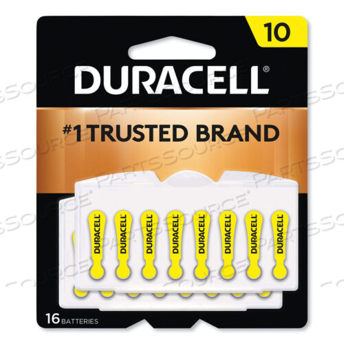 OEM#: DA10B16БАТАРЕЙКА ДЛЯ СЛУХОВОГО АППАРАТА, №10, 16/УПАКОВКА от Duracell